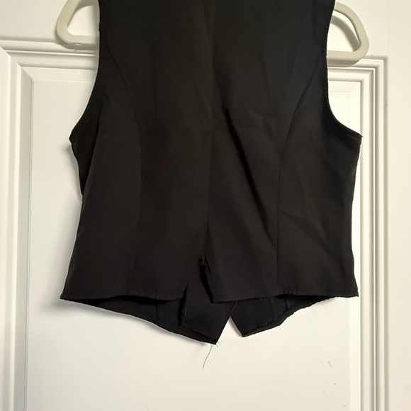 Commense Black Vest with Button Detail - Picture 8 of 11